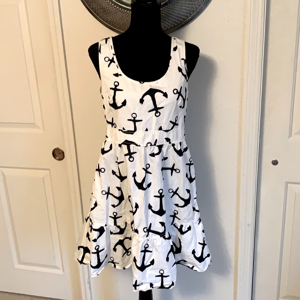 Rare Find! J Crew-Anchor Print-Size 6 Dress